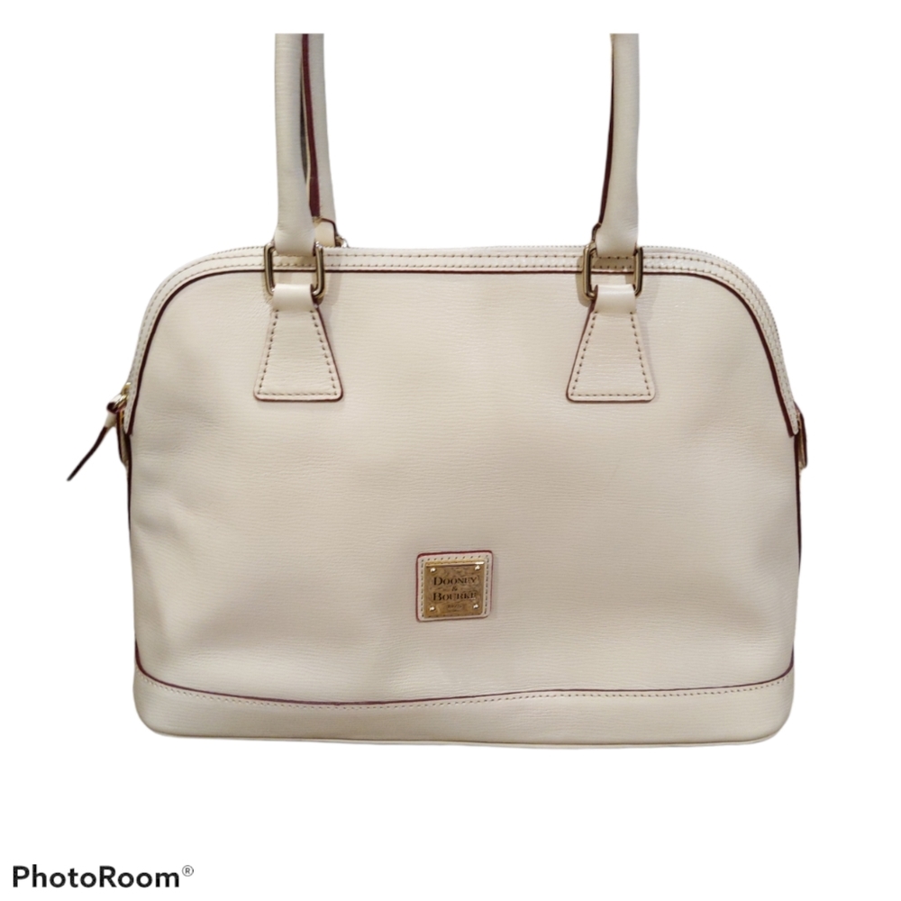 Dooney & Bourke cream Domed Satchel